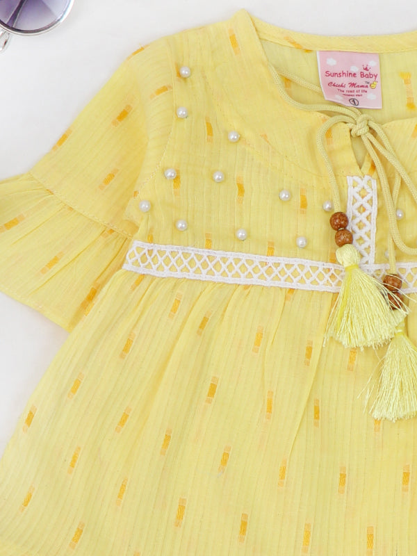 GS13 ZG Girls Suit 1Yrs - 4Yrs Yellow