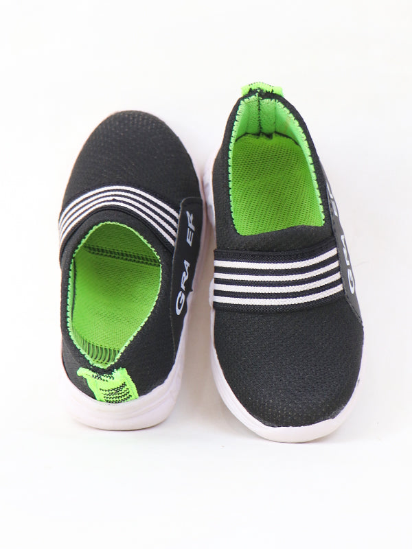 BJ06 Boys Shoes 1Yr - 8Yrs Black