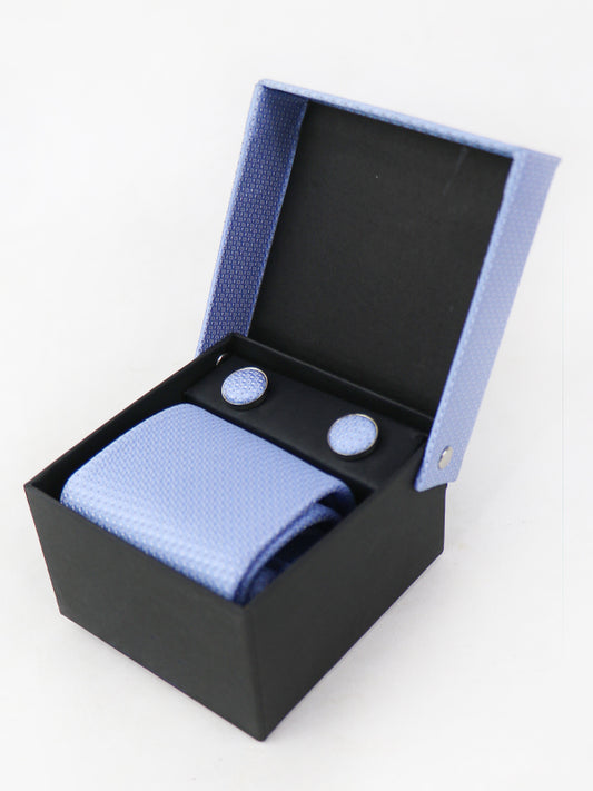 TBS25 3Pcs Tie Gift Box Tie Cuff-Link Pocket Square