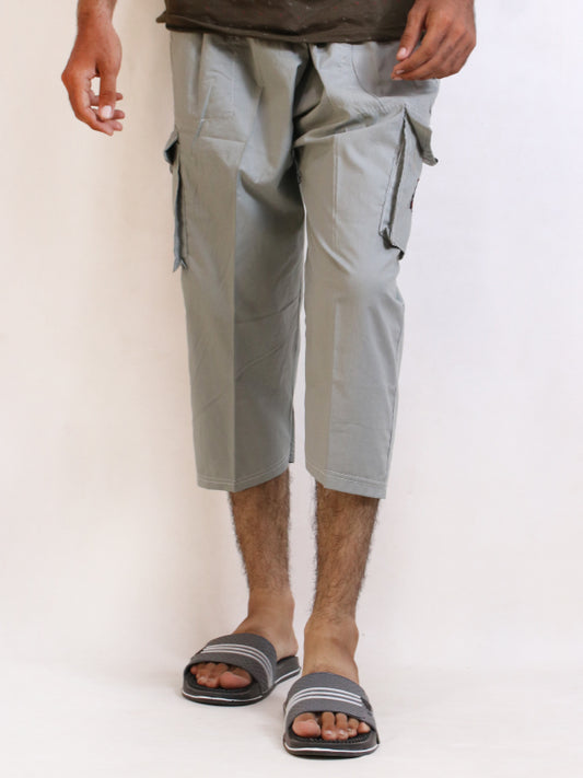 MS76 Men's Cargo 3-QTR Short Grey