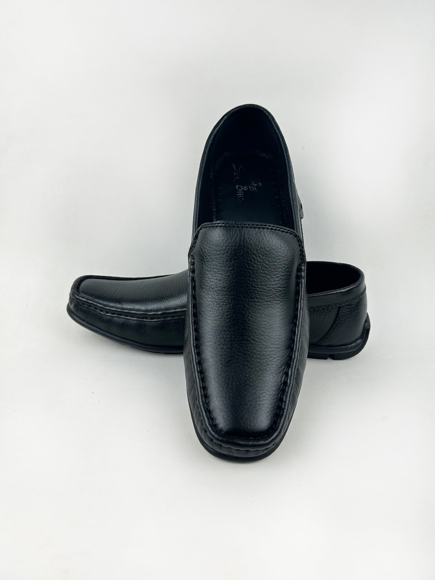 Black Leather Formal Shoes For Men MS91