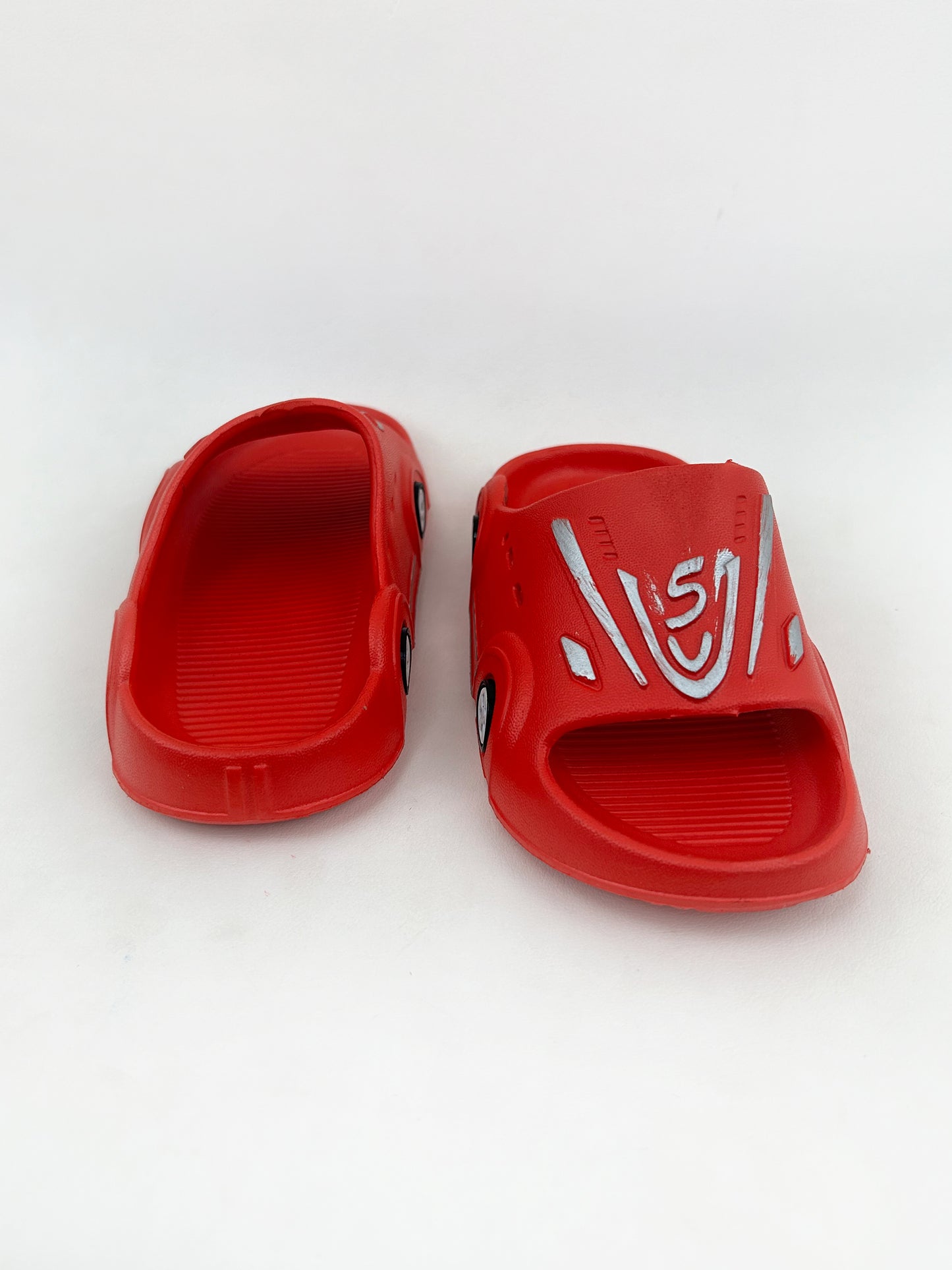 Red Casual Soft Slippers for Kids KS09