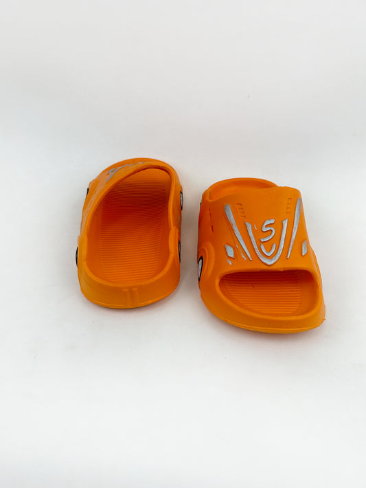 Orange Casual Soft Slippers for Kids KS07