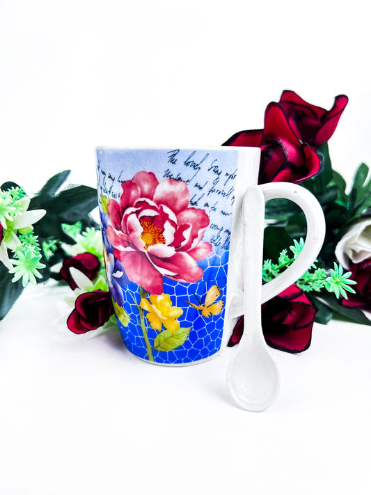 Coffee Mug with Spoon & Lid Set CM29