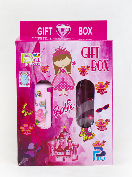 Kids Lunch Box & Water Bottle Barbie Gift Box