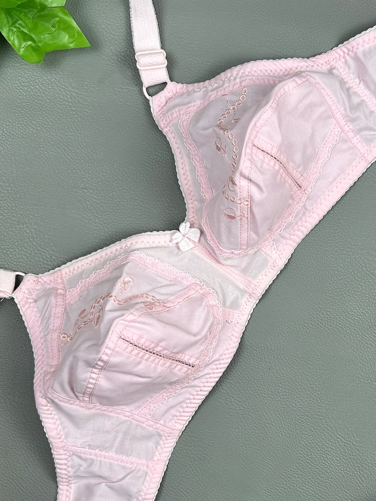 Pink Non-Padded Bra For Women FG LB23