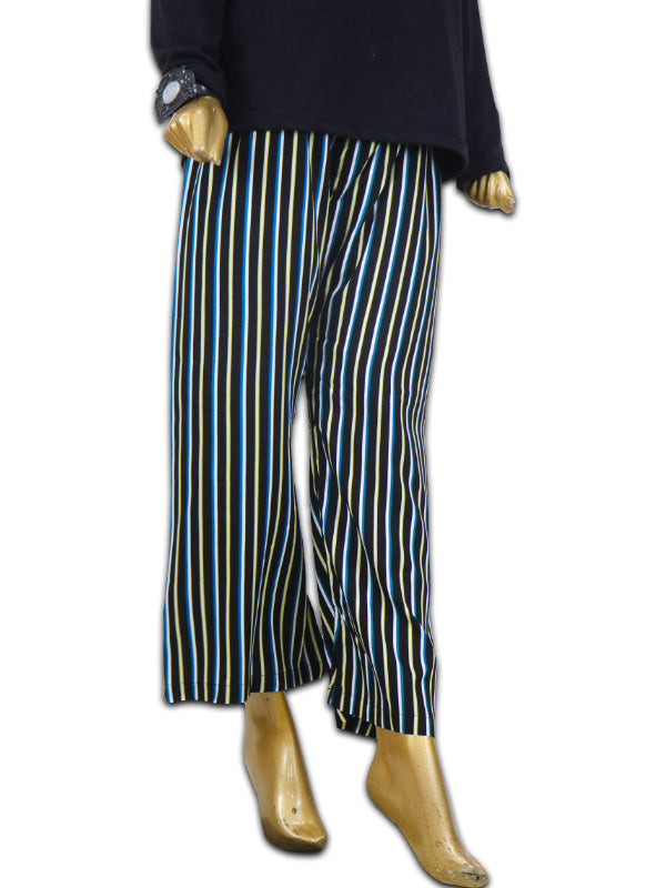 LT04 Ladies Casual Trouser Stripes BW Black