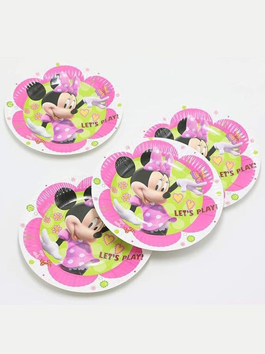 Birthday 9-inch Paper Plates Pack of 10 - Minnie Mouse