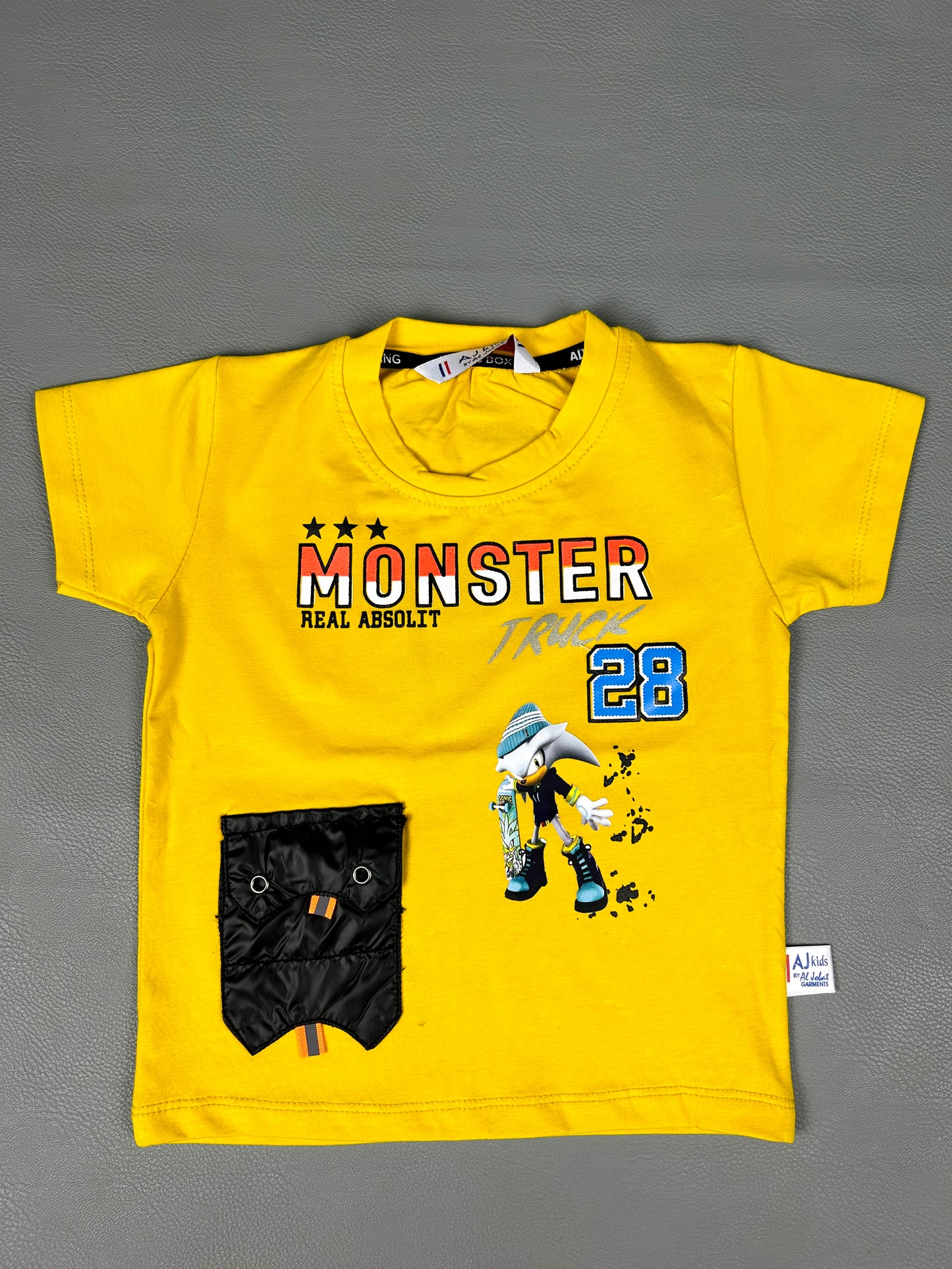 1Yr - 4Yrs Monster Yellow Suit For Kids RZ BS312