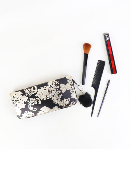 Printed Zipped Wallet for Girls 01