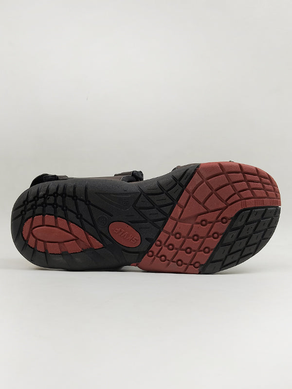 MK22 Men's Casual Sandal Ad Dark Brown