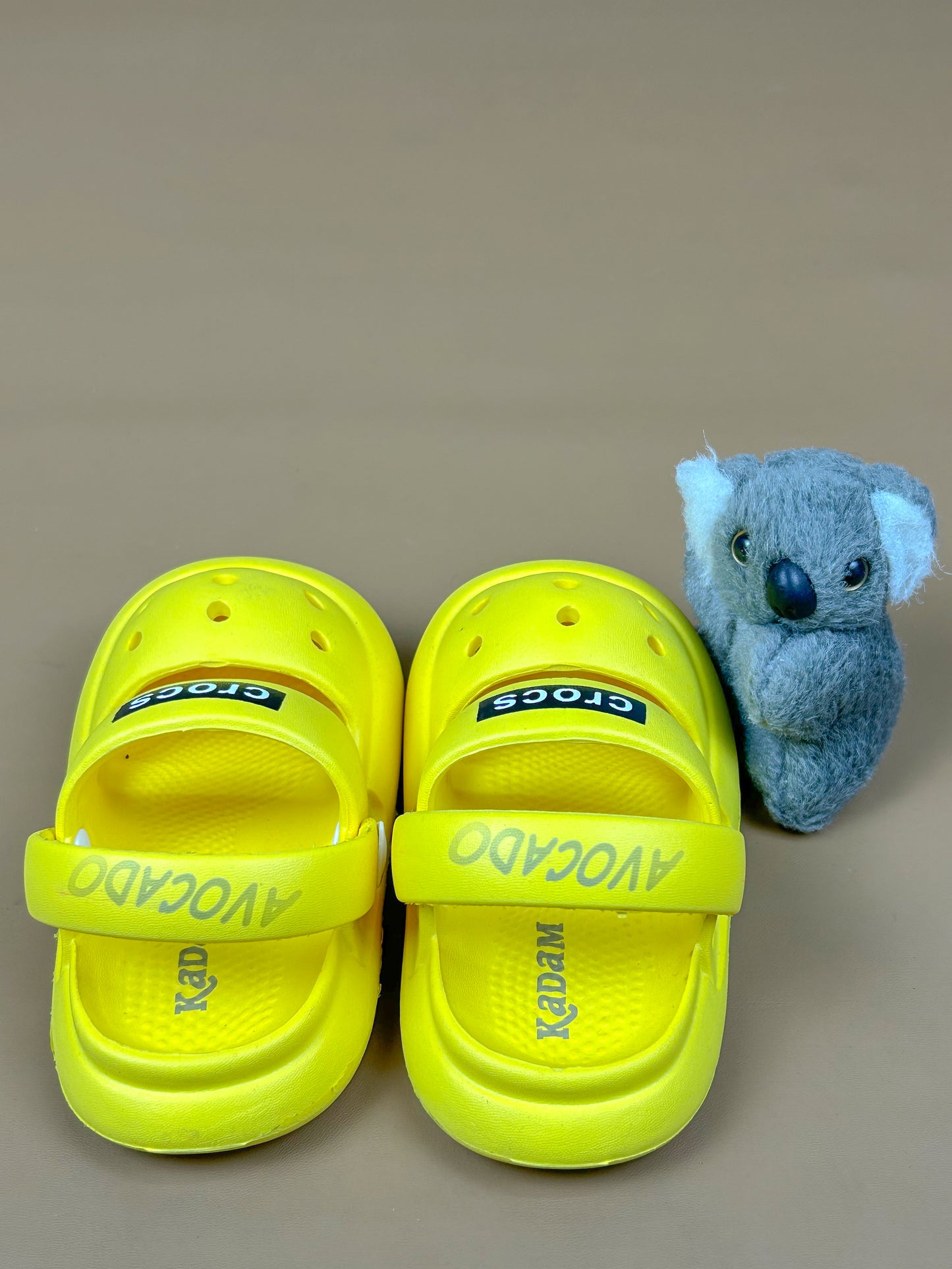 Yellow Casual Soft Crocs for Kids KS27