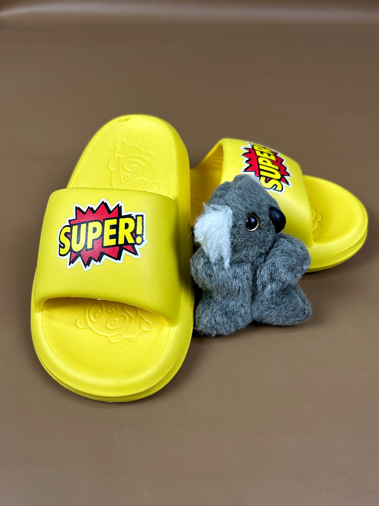 Yellow Casual Soft Slippers for Kids KS15