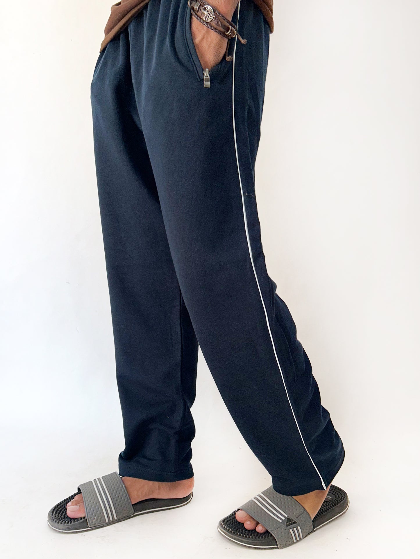 Dark Blue Plain Trouser For Men's MT99