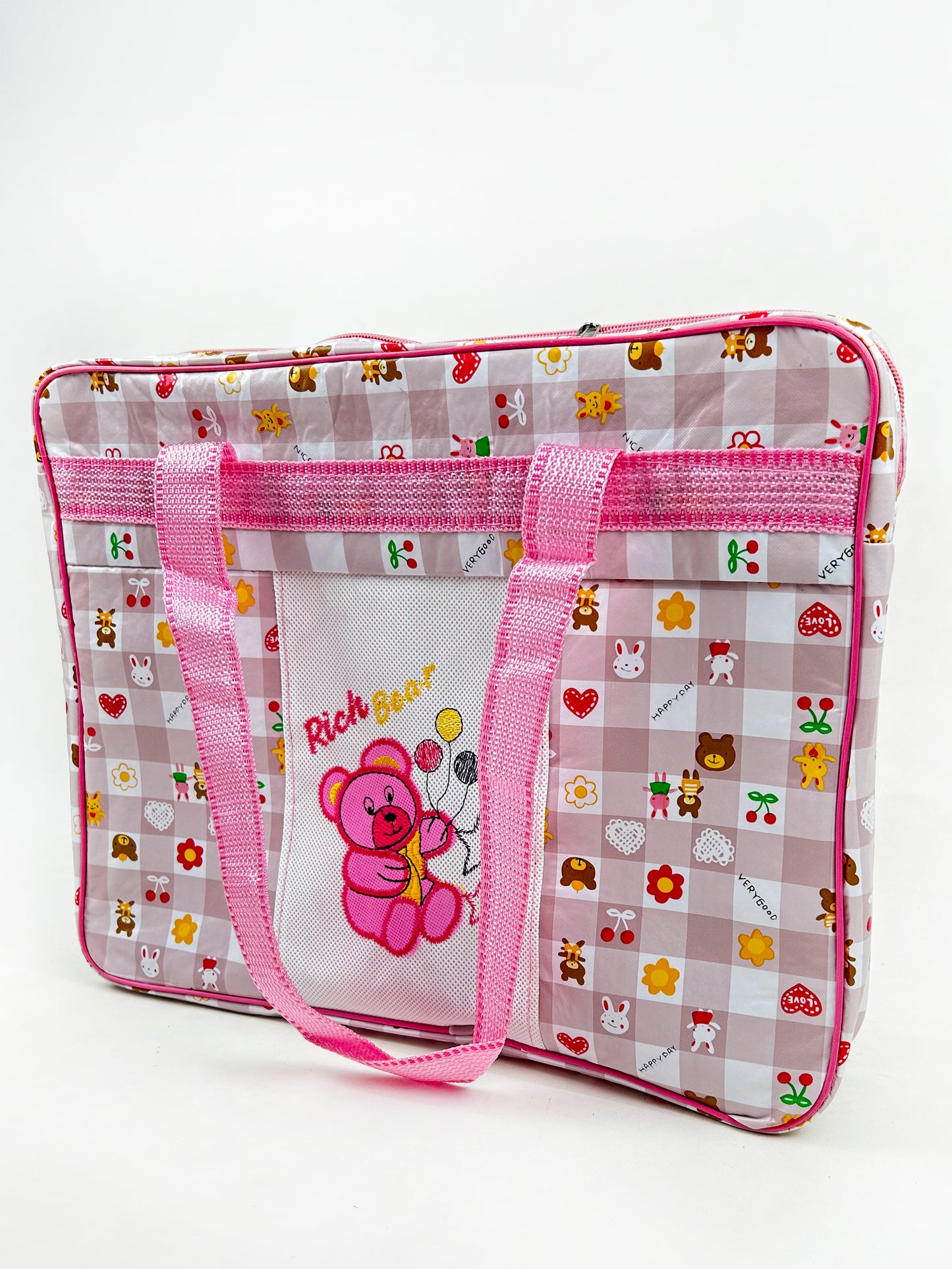 Light Pink Baby Diaper Bag For Newborn NBB26