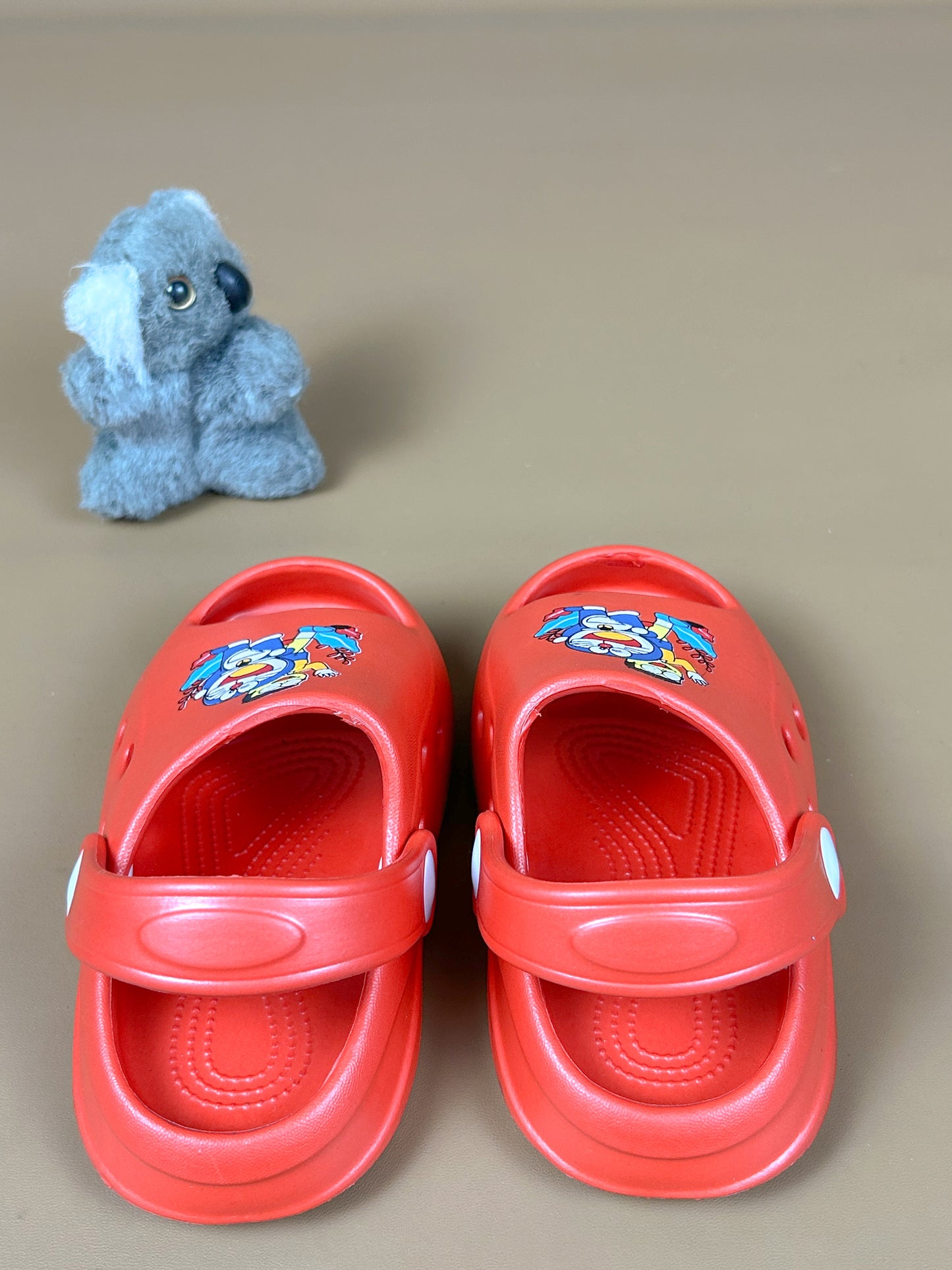 Red Casual Soft Crocs for Kids KS24