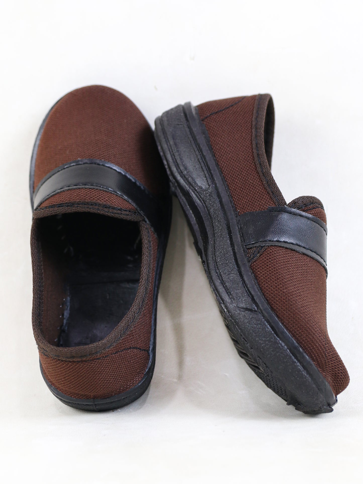 BS57 Boys Slip-On Shoes 8Yrs - 12Yrs Brown