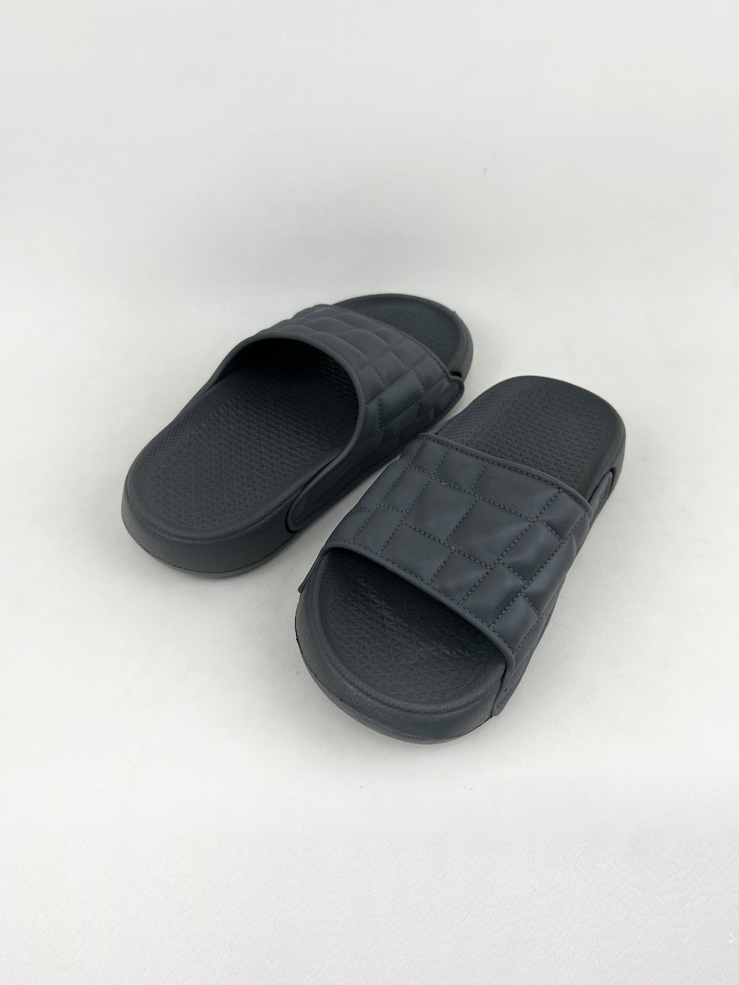 Charcoal Grey Casual Soft Slippers for Kids KS02