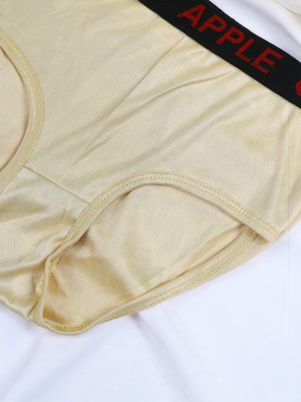 LP13 Plain Light Yellow Apple Panty For Women