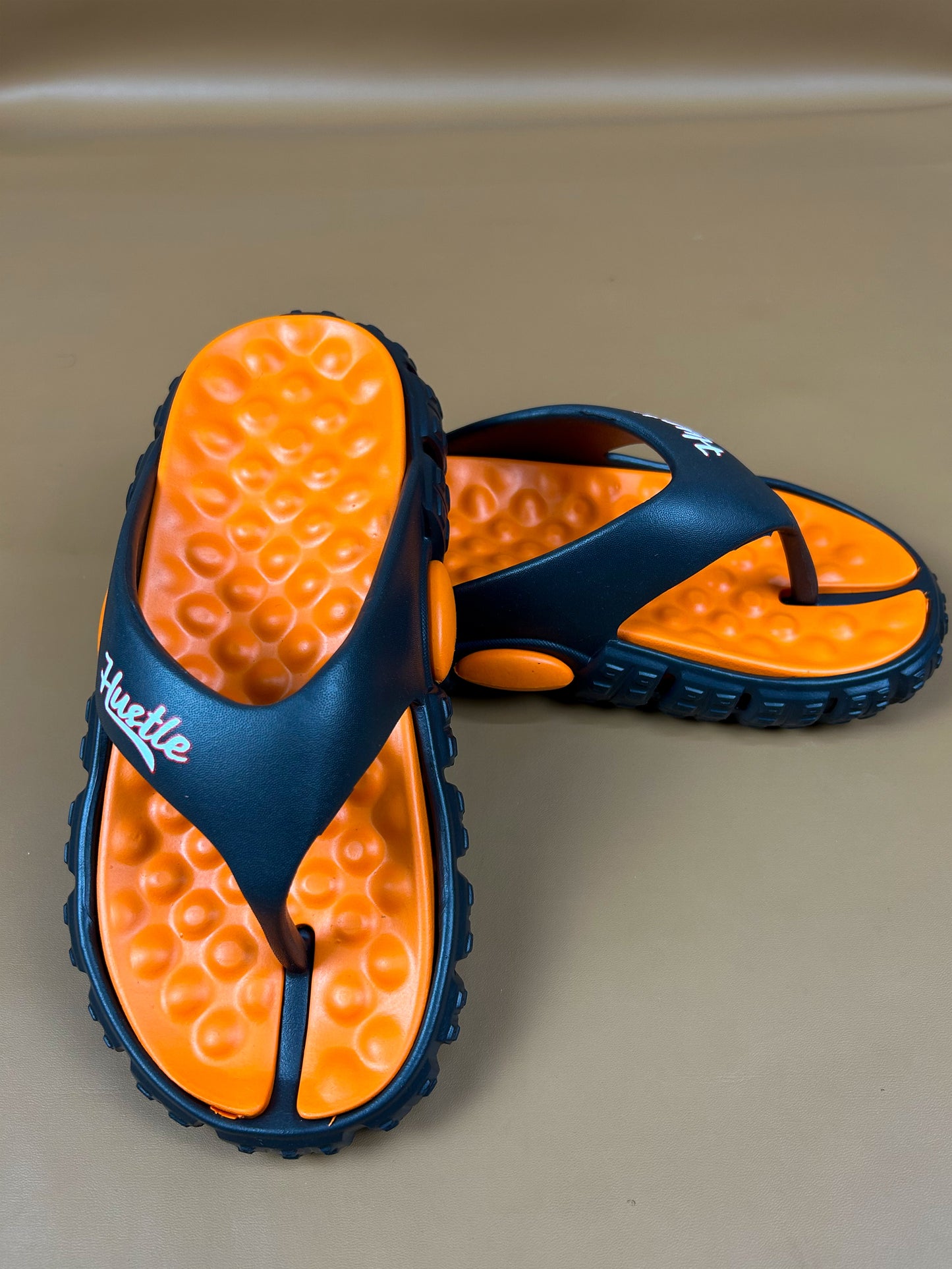 Orange Soft Casual Slipper For Men MC60