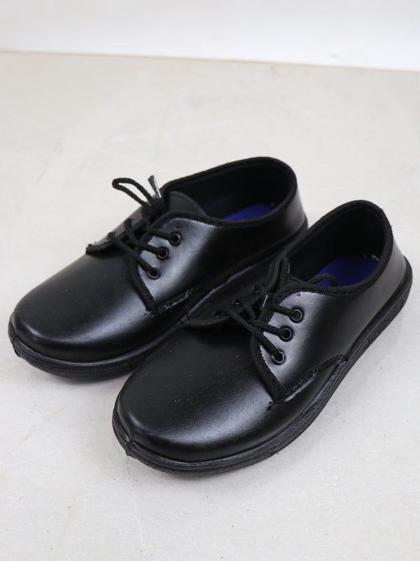 KS13 Kids School Shoes 8Yrs - 12Yrs Black