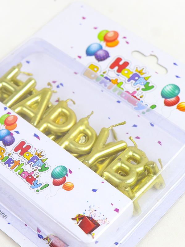 BP01 Happy Birthday Candle Cake Decorator
