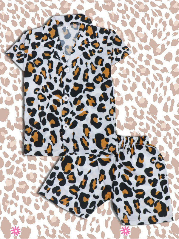 BS47 M Kids Suit 1Yrs - 4Yrs Cheetah White