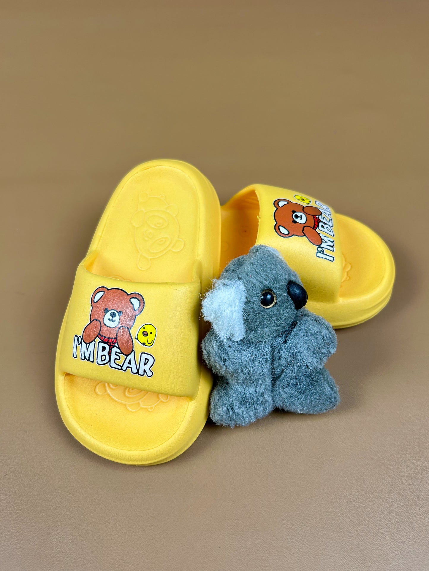 Light Yellow Casual Soft Slippers for Kids KS17