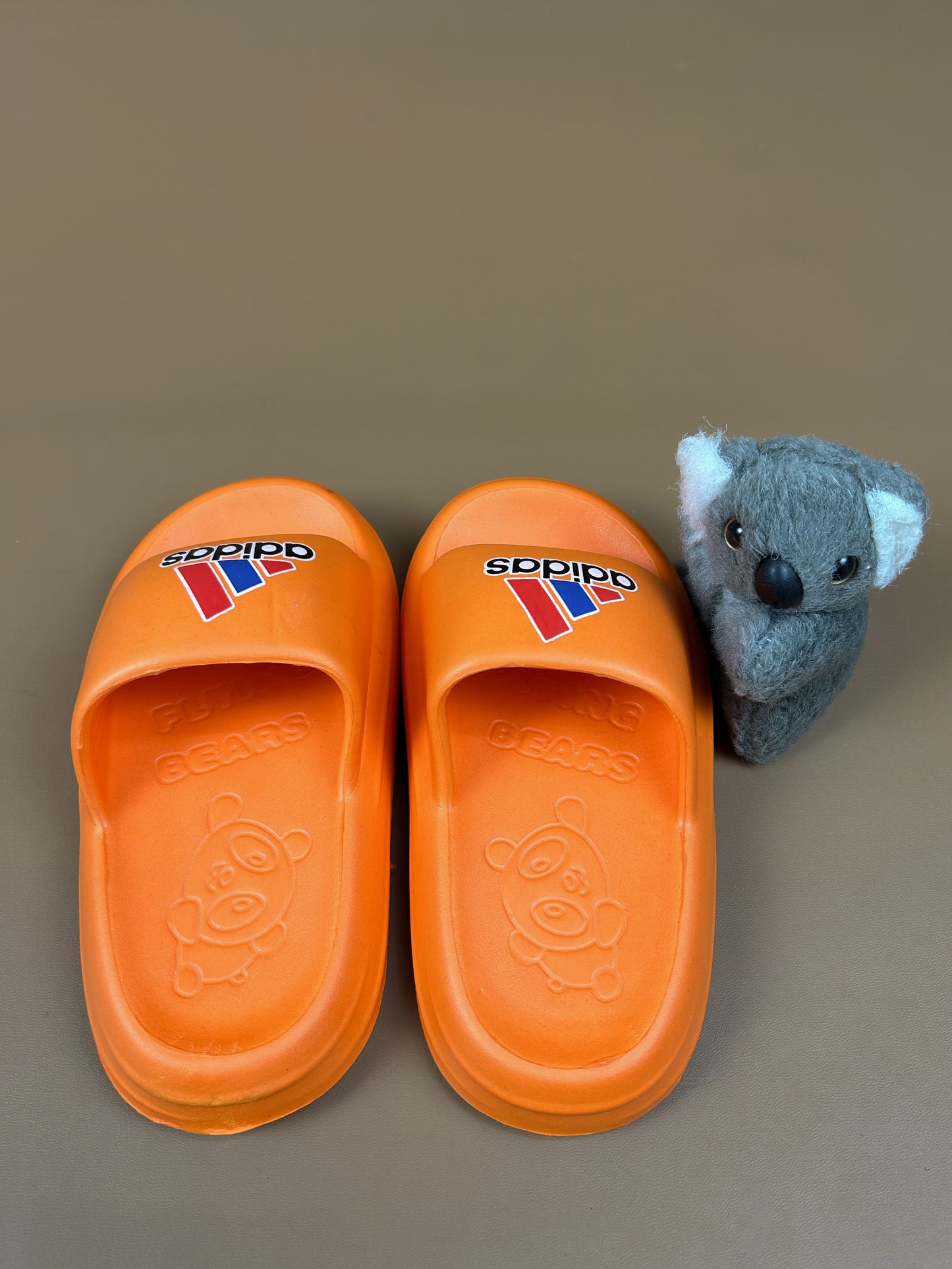 Orange Casual Soft Slippers for Kids KS14