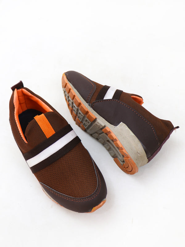 BJ25 Boys Shoes 8Yrs - 17Yrs Brown