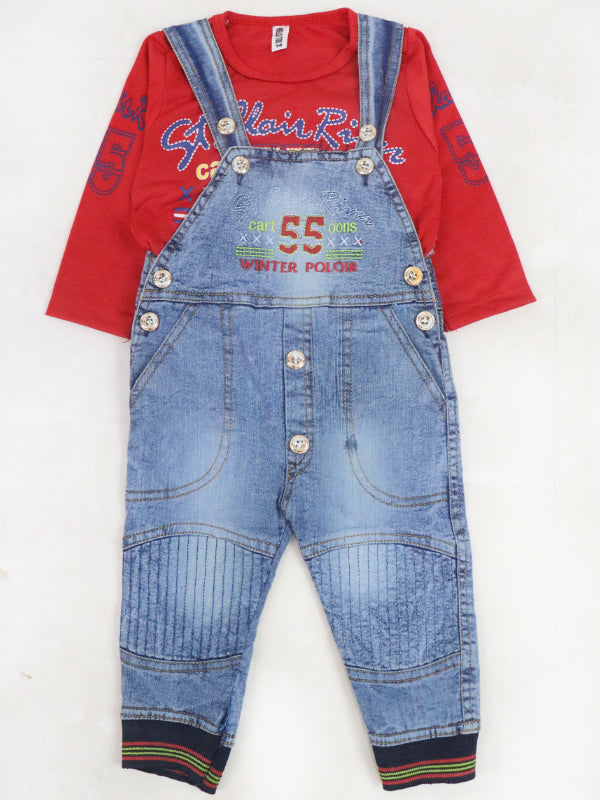 KR01 Kids Suit Romper 1Yrs-4Yrs Cartoon Red