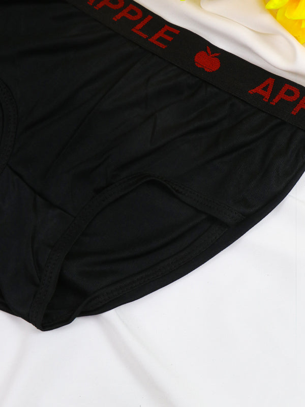 LP12 Plain Black Apple Panty For Women