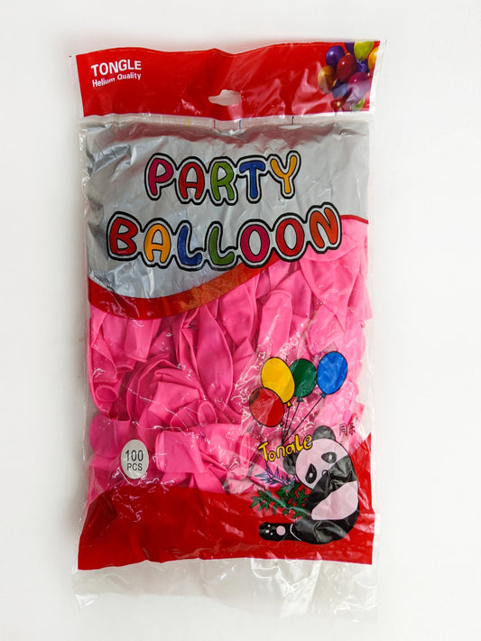 Pack Of 100Pcs Pink Party Balloons