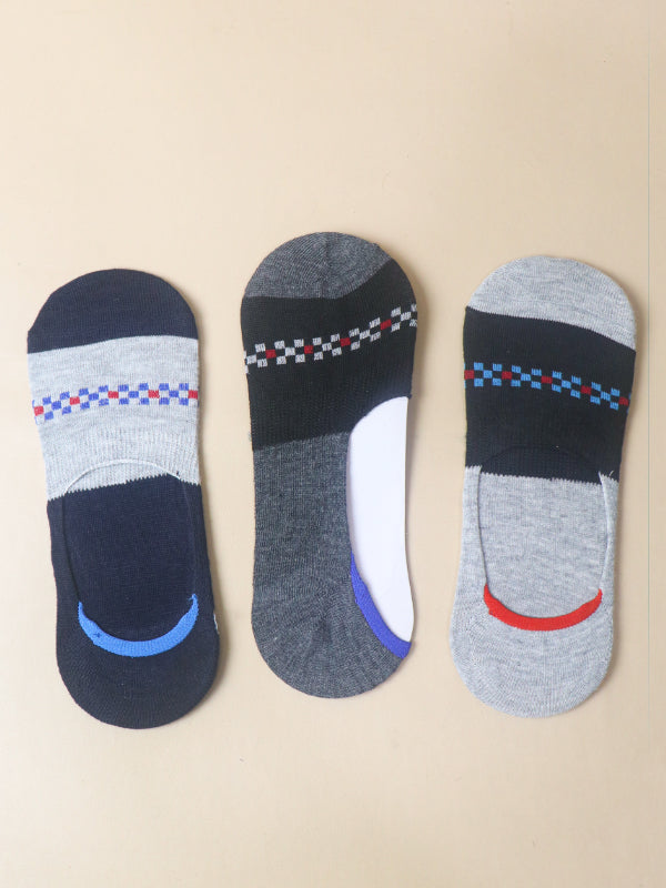 Pack Of 3 Multicolor Socks for Men MS07