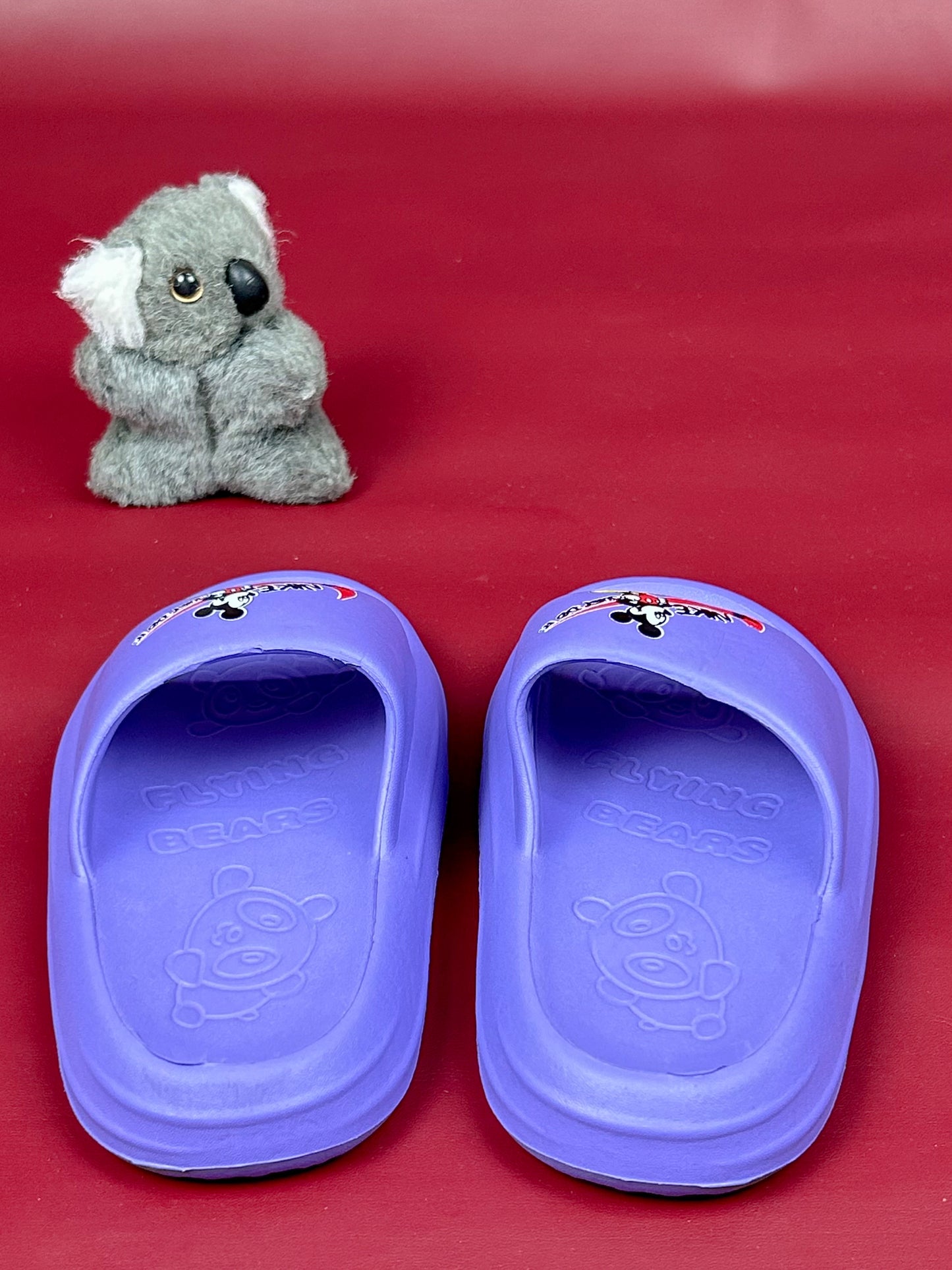 Purple Casual Soft Slippers for Kids KS21