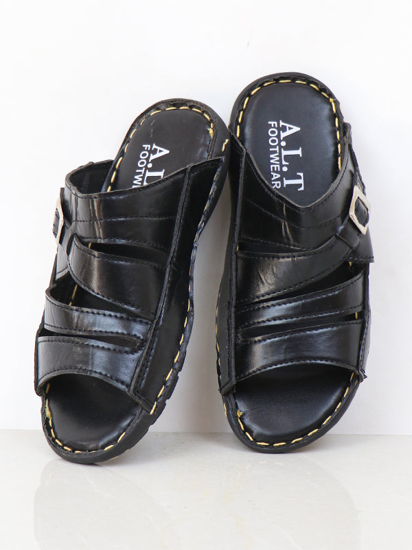 MC05 Men's Casual Slippers  Black