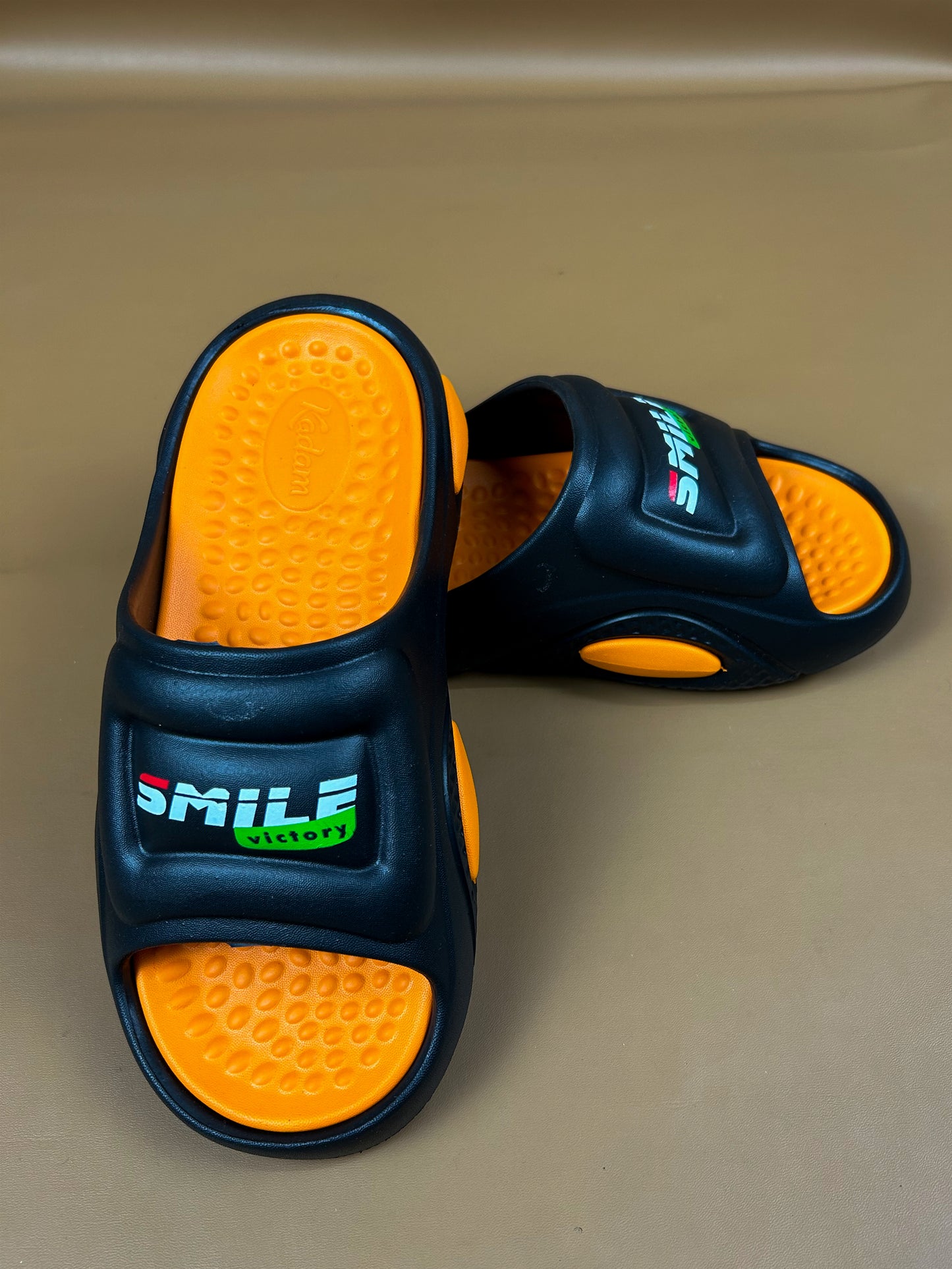 Orange Soft Casual Slipper For Men MC65