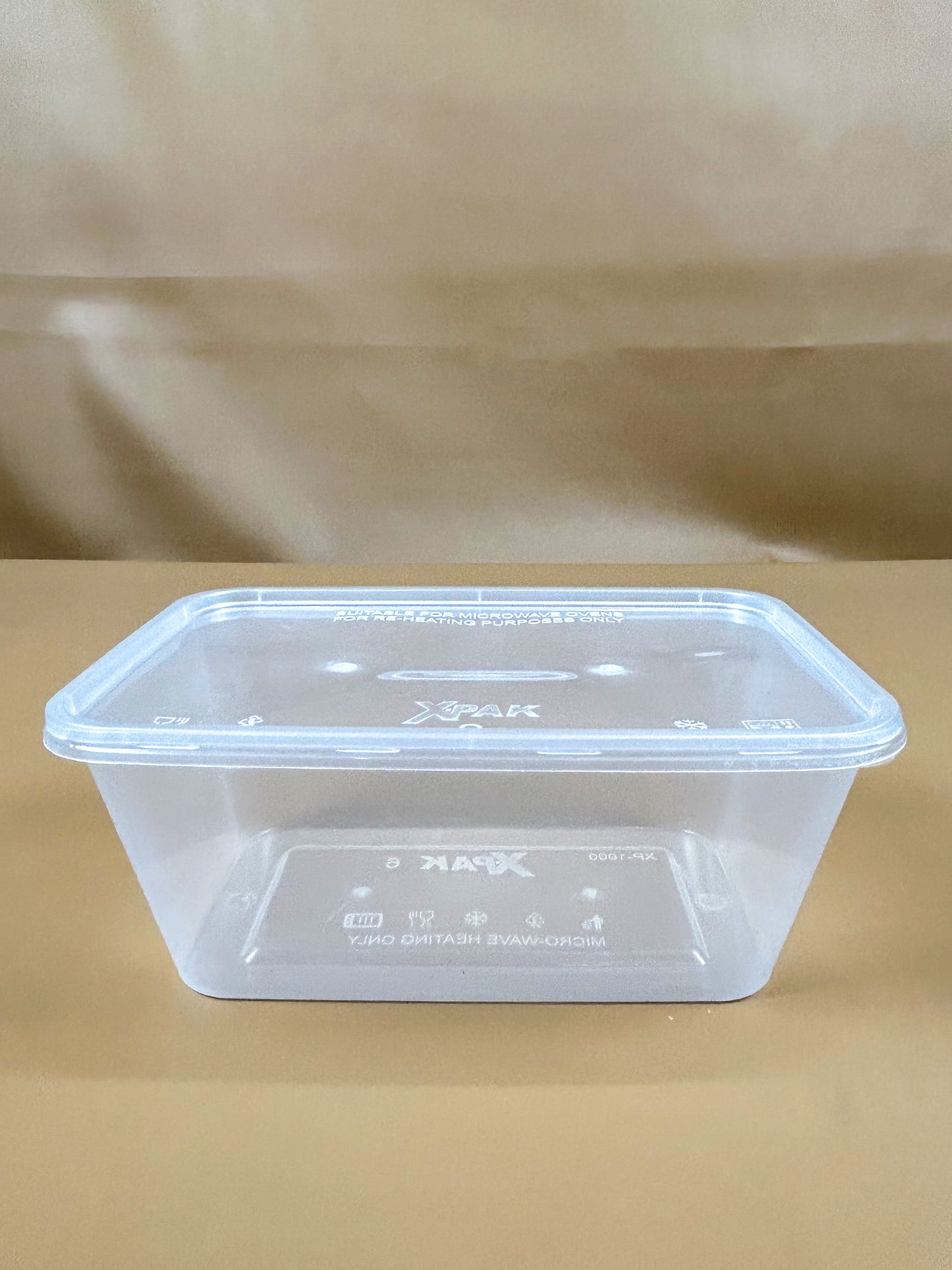 Transparent Pack Of 10 Small Food Container / Storage Box 1000ML KIT-37