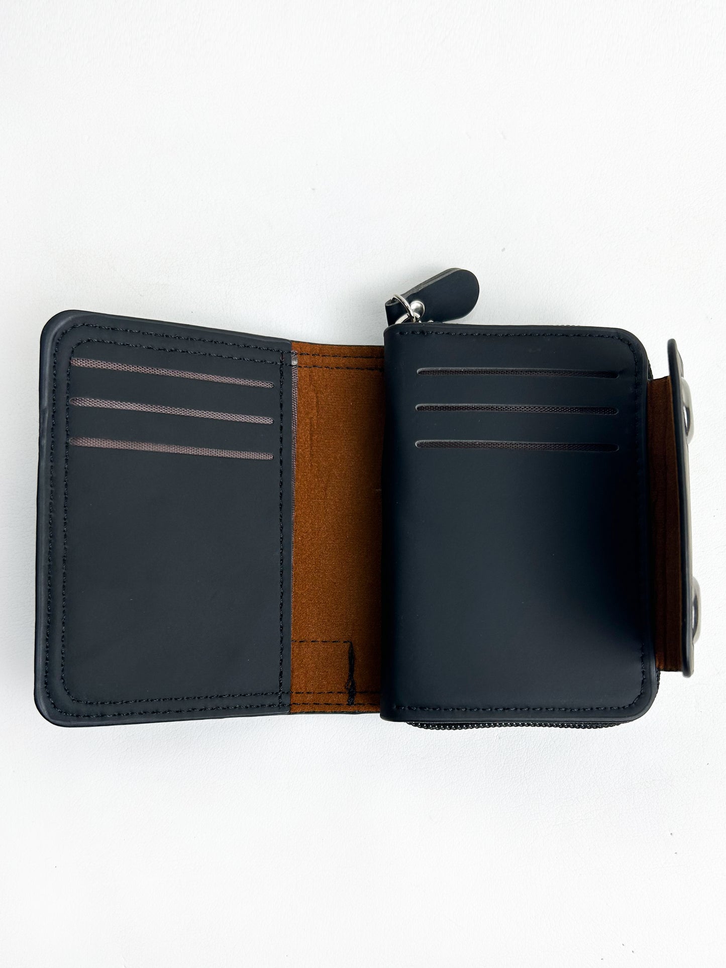 Black Syn-Leather Wallet For Men MW17