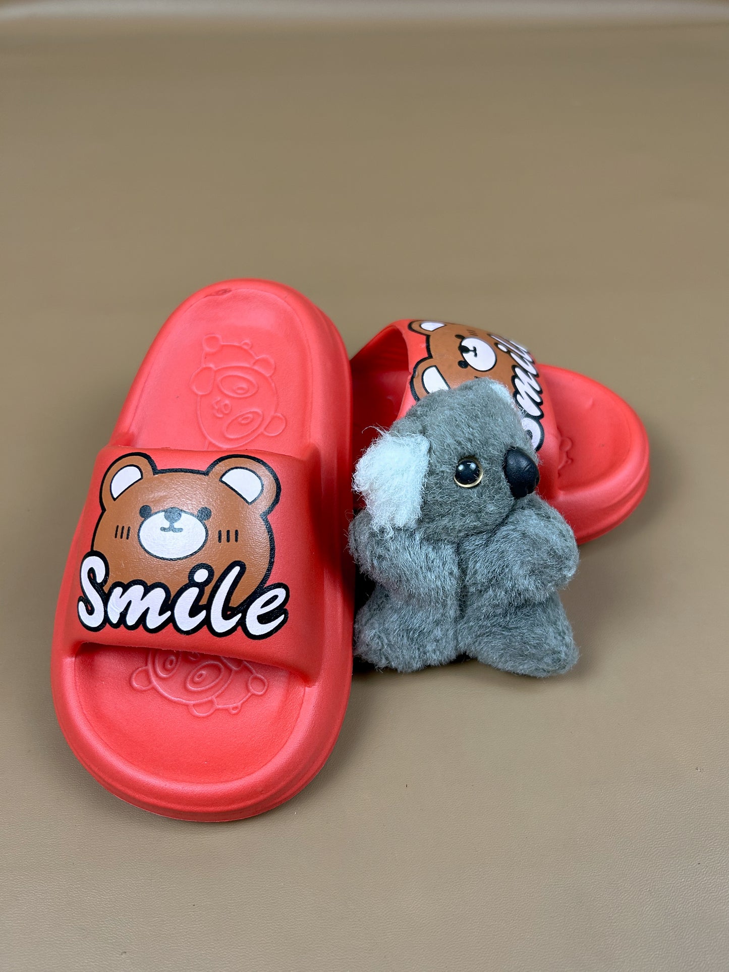 Red Casual Soft Slippers for Kids KS20