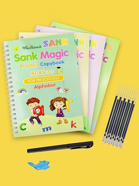 Magic Water Book, Pack of 4, Painting Board, Painting Book, Holiday Gift, For kids 05