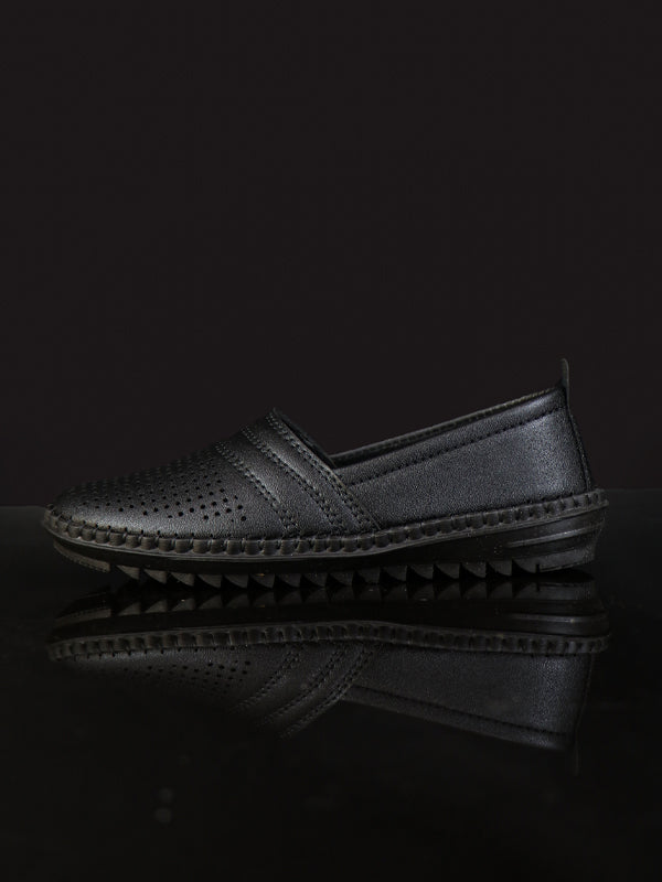 BS60 Boys Shoes 8Yrs - 12Yrs Black