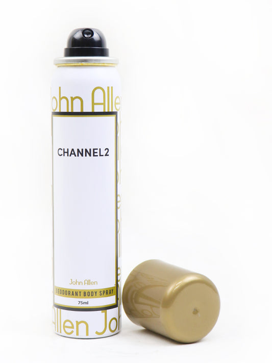 John Allen Deodorant Body Spray Channel 2 - 75 ML