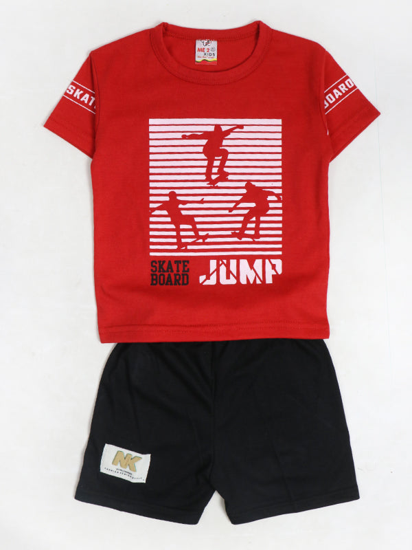 BS37 ZG Kids Suit 1Yr - 4Yrs Jump Red