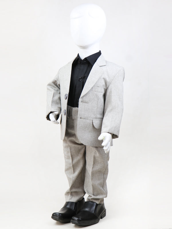 BCP01 Boys 2PCS Coat Pant Suit 1Yrs - 16Yrs Ash Grey