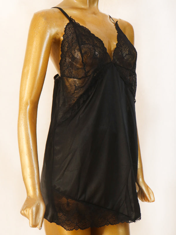 Black - Short Nighty For Women WSN04