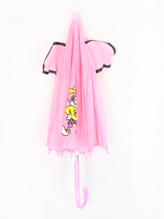Small Kids Cartoon Umbrella - Pink 02