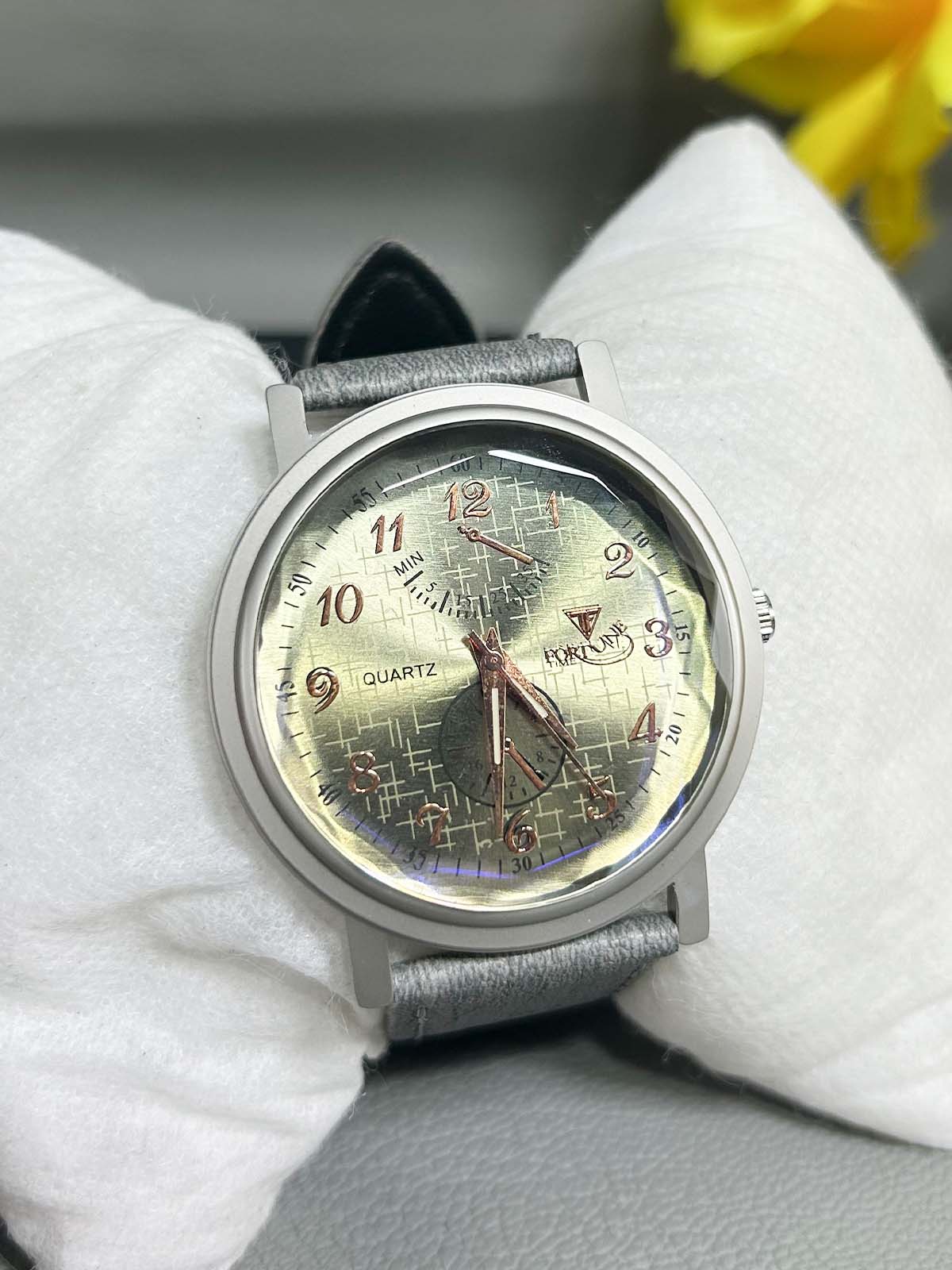 Grey Strap Watch For Men MW176