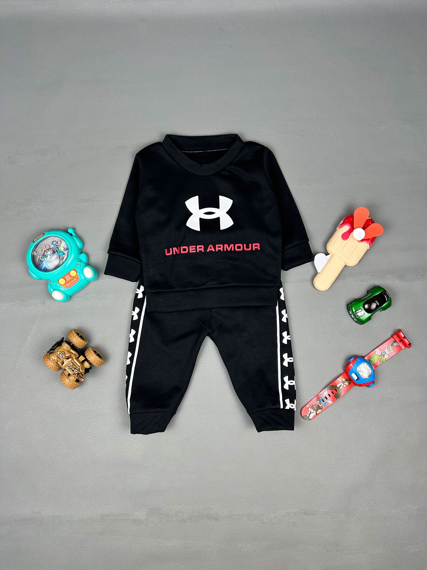 3Mth - 9Mth UA Black Suit For Newborns SG NBS162