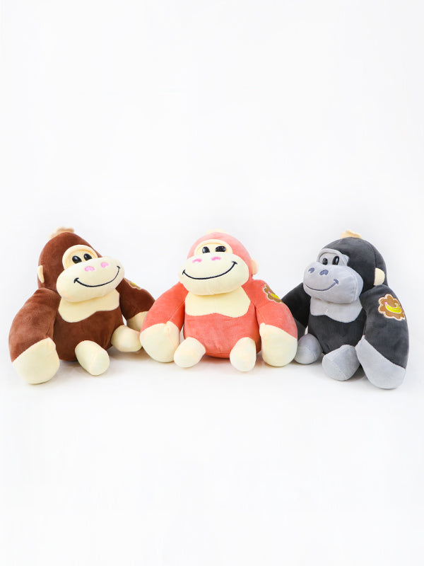 Little Monkey Stuffed Toy for Kids Light Pink